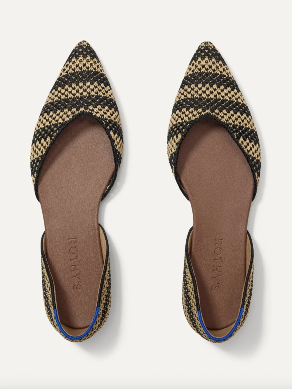 Rothy's The D'Orsay Point in Shortbread Stripes